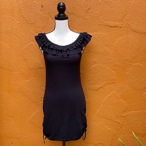 Tigerlily Black Dress w/ Cinched Tie Sides